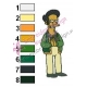 Apu Simpsons Embroidery